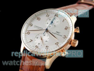 Copy IWC Portugieser Classic Mens Luxury Watch - White Dial